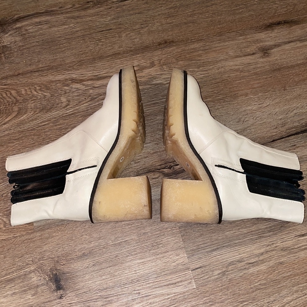 FREE PEOPLE James Chelsea Boots size 40 off white - Picture 3 of 10